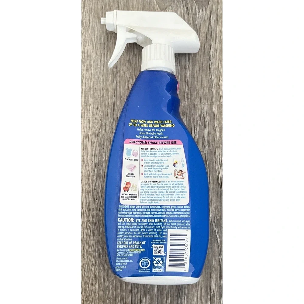 OxiClean Baby Stain Remover Spray 22 Fl. Oz Chlorine‎ Dye Free HTF Discontinued